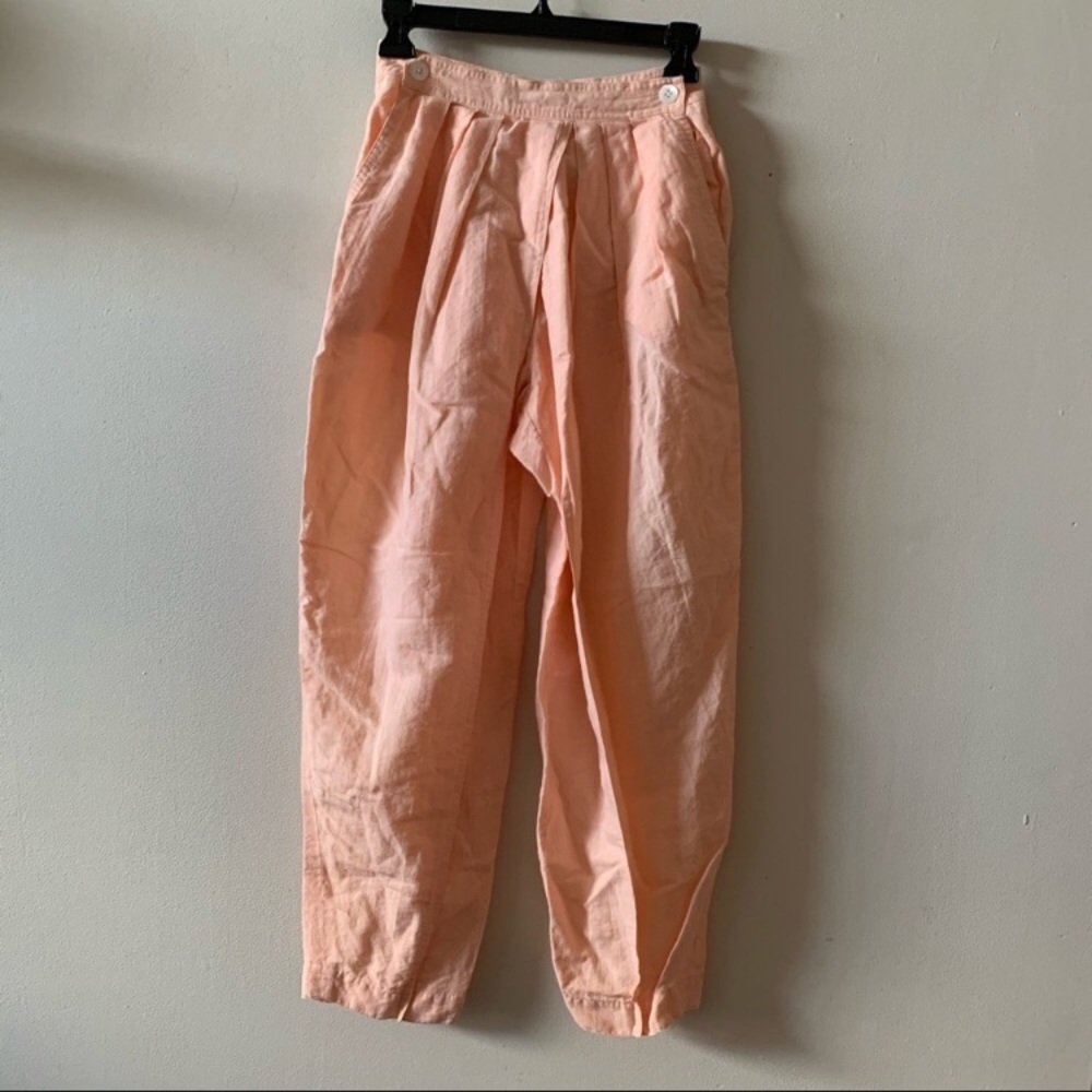 80s linen pants